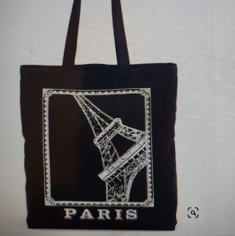 SOLD! SOLD!Paris Canvas tote. - Picture 1 of 3